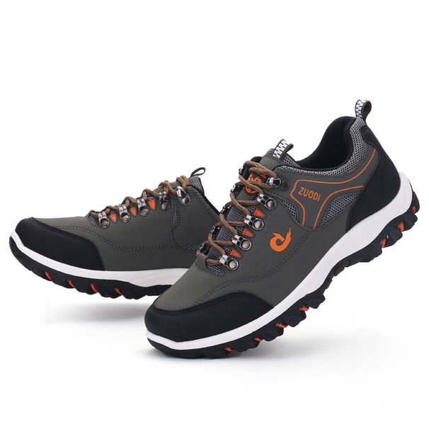 Men's Leather Casual Shoes, Men's Sports Shoes, Spring,Autumn,Winter Shoes, Men's Tennis Lightweight Wear-resistant Hiking Shoes_vogvips.com