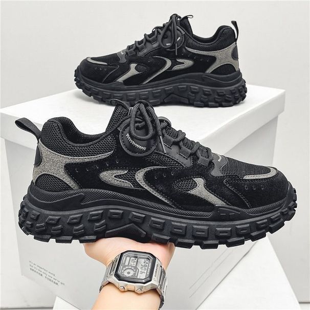 Men's Dad Shoes Breathable Mesh Non Slip Running Sneakers Tire Sole Casual Durable Lightweight Sports Outdoor Fashion Walking_vogvips.com