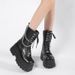 9cm Large Size 35-42 Solid Color British Style Martin New Mid-Calf Ultra High Heel Platform Thick Sole Leather_vogvips.com