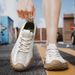 New Outdoor Casual Shoes Heightening Shoes Women's Air Cushion Hiking Shoes Hiking Shoes_vogvips.com