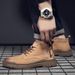 European Warm Series Men's Martin Boots High 2025 New British Style Versatile Suede Desert Work Shoes Mid Top Trend_vogvips.com