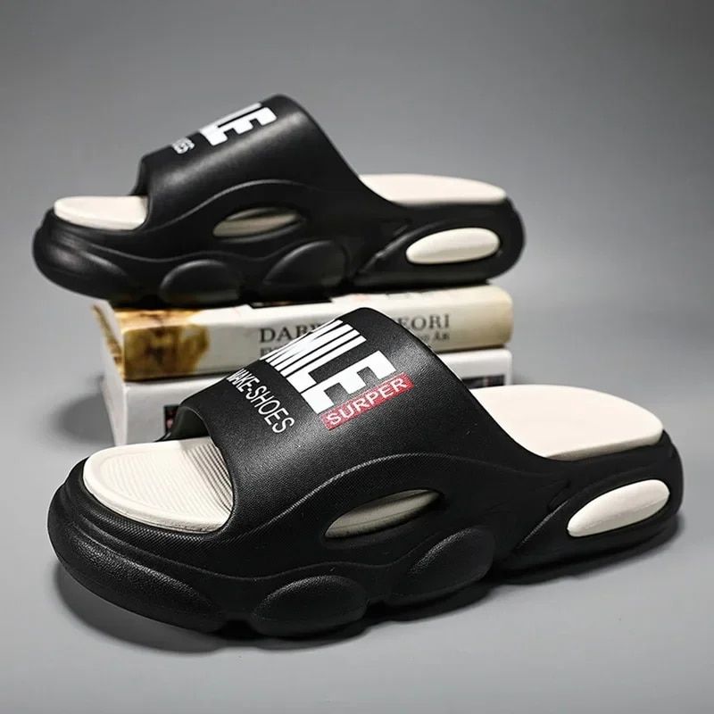 Platform 5cm Men Soft Air Cushion Eva Women'S Slippers Fashion Flip Flops Outdoor Shoes Summer Sandals_vogvips.com