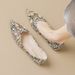 Retro Soft-soled Single Shoes Women's Niche Design Sense Shallow Beanie Shoes Large Size Women's Shoes_vogvips.com