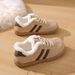 New Winter Cotton Women's Plush Training Versatile Trendy Forrest Gump Warm Thick Sports Shoes_vogvips.com