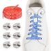 Cashew Flower Series Lazy Shoelaces Flat Buckle No Tie Elastic Elastic Suitable For White Shoes Universal Shoelaces_vogvips.com