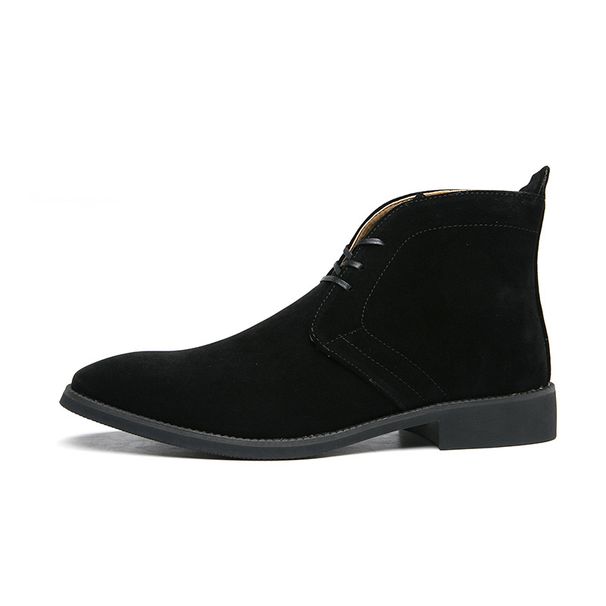 European Warm Series New Large Size 48 Martin Men's High-top Suede Short Boots Chinese Leather Shoes Plus Velvet Cotton_vogvips.com