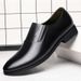2025 Spring Casual Men's Leather Korean Edition British Business Round Head Soft Soled Shoes_vogvips.com