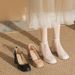 Women's Shoes French Mary Jane Shoes Classic Mary Jane Pumps For Women – Chunky Heel Platform Shoes In Glossy Patent Leather, Sizes 34-40_vogvips.com