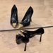 Black Patent Leather Metal Toe High Heels For Women 2025 New Slim Heel Pointed Shallow Mouth Single Shoe Sexy_vogvips.com