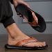 Men's Flip Flops Are Comfortable, Casual, Outdoor, Home, Beach, Hiking, Clip Toe, Non Slip Sandals, Breathable_vogvips.com