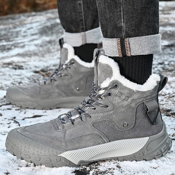 Outdoor Cross-country Mountaineering Running Shock-absorbing Hiking Shoes_vogvips.com