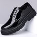 Suitable For All Seasons Autumn New Patent Business Formal Lace-up Shoes For Men Security Professional Breathable Men's Shiny Leather Large Size_vogvips.com