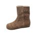 Lunfeng 2025 Summer New Hollow Breathable Flat Hole Sandals Short Boots_vogvips.com