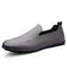 Doudou Shoes Men's Genuine Leather Soft-soled Soft Leather Men's Shoes Overfitting Casual Leather Shoes Driving Loafers_vogvips.com