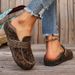 Women S Plus Size Slip On Loafers Full Coverage Style Autumn Comfortable Shoes_vogvips.com