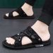 Men' Summer Trendy Dual-ue Non-lip Odor-reitant Soft Sole Slide_vogvips.com