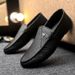 Lazy And Comfortable Kick On Lefu Non Slip Men's British Spring Dress Single Wenzhou Leather Shoes, Business Breathable_vogvips.com