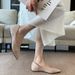 W828-83 Flat Single For Women 2025 New Spring French Style Pointed Toe Black Soft Sole Elegant Commuting Shoes_vogvips.com