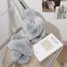 Princess Style Autumn And Winter New Items, Internet Famous High-end Plush Slippers, Women's Home Thickened Western-style Cross Cotton Slippers_vogvips.com