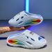 Men's Slippers 2025 New Summer Casual Sports Thick-Soled Height-Increasing Youth Outdoor Large-Size Beach Sandals_vogvips.com
