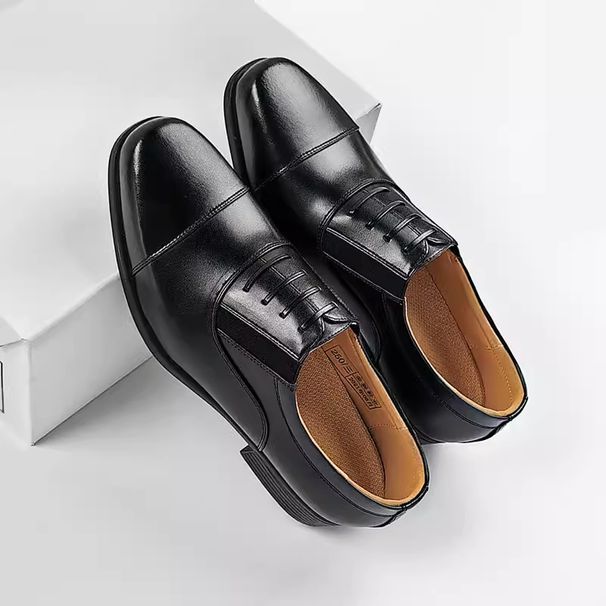 Men's Classic Oxford Dress Shoes Comfortable Leather Business Formal Shoes_vogvips.com
