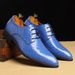 Winklepickers Glossy Casual Leather Business Trendy Large Size Versatile Pointed Toe Men's Shoes_vogvips.com