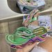 2023 Spring Hot-Selling European And American Cross-Border New Large-Size Women's Shoes Colorful Thick-Soled Flip-Flops_vogvips.com
