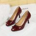 Women's Bow Pointed Toe High Heels Slip-On Pumps For Work & Party - Comfortable Office Shoes With Rubber Sole (Sizes 34-40, Colors Available)_vogvips.com