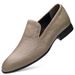 Large Size Men's Shoes Four-pattern Leather Shoes Casual Shoes Single Shoes Lazy Hole Driving Loafers_vogvips.com