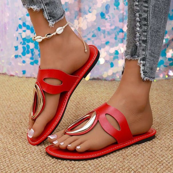 Sandals Women Summer Slides Slippers Wedges Work Shock Absorption Slip Flexible Fashion Beach Luxury Shoes_vogvips.com