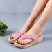Mid-Heel High-Heel Slippers For Women Summer Outdoor Wedge 2025 New Thick-Soled Flip-Flops Beach Sandals_vogvips.com