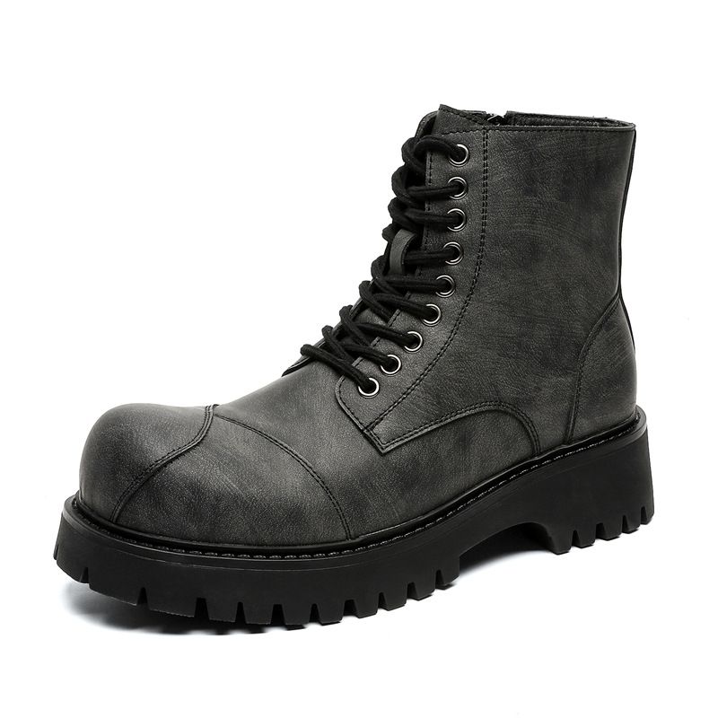 Martin Boots Men's Original Chi Niche High-end Design Thick-soled Heightening Locomotive Tooling Boots_vogvips.com