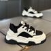 Spring New Breathable White Trendy And Versatile Thick Soled Sports Casual Board Dad Shoes, Men's Shoes_vogvips.com