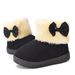 Kids' Winter Snow Boots - Warm Fleece-Lined Waterproof Snow Boots For Boys & Girls, Non-Slip Rubber Sole, Cozy Suede Upper (Black, Beige, Brown)_vogvips.com