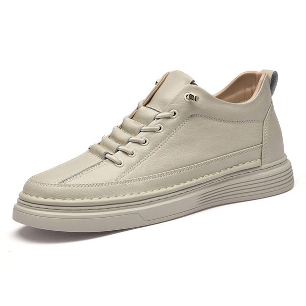 Retro Casual Invisible Inner Heightening Men's Shoes Cm Breathable Sports Mid-help Board Shoes Men_vogvips.com