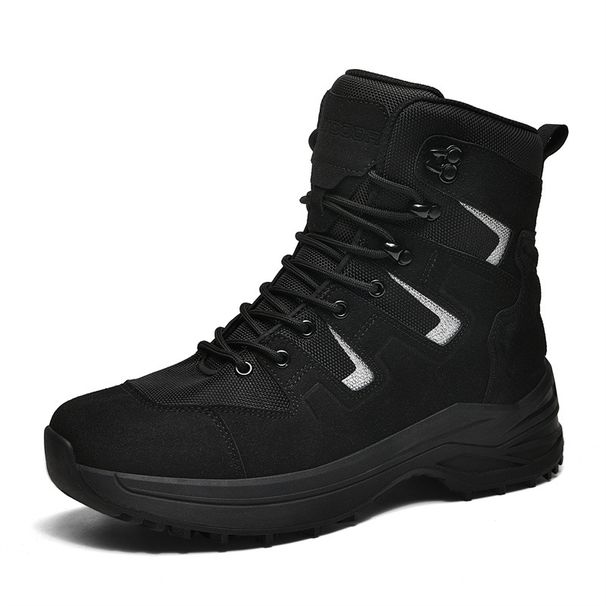 Tactical Boots, Outdoor Hiking, Mountain Climbing, Hunting, Exploration, Rescue Shoes, Light Soled, Mid Top Desert Work Boots, Men's_vogvips.com