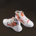 Large Halloween Skull Bone 3D Printed High Top Lace Up Casual Canvas Shoes, Flat Bottomed Board Shoes For Women_vogvips.com