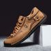 New Men Leather Casual Shoes Outdoor Comfortable High Quality Fashion Soft Homme Classic Ankle Non-slip Flats Moccasin_vogvips.com