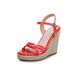 2022 Summer New Women's Straw Sandals With Buckle Straps, Foreign Trade, European And American Style, Wedge Heel,_vogvips.com