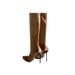 Women's Pointed Toe Stiletto Knee High Boots Over The Knee Stretch Slim Fit Boots With High Heel Fashion Tall Boots High Top Boots For Petite Women_vogvips.com