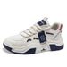 Autumn Breathable White Men's Versatile Thick Soled Sneakers Casual Board Dad Trendy Shoes_vogvips.com