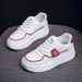 Summer Women's New Breathable White For Female Students Korean Version Trendy Versatile Thick Soled Sports And Leisure_vogvips.com