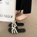 French Style Fashion Women's Thick-Soled Skirts 2025 New Versatile High-End Slippers For Women Summer Outdoor Sandals_vogvips.com
