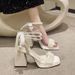 Women's Fairy-Style 2025 New Summer Outdoor High-Heeled Waterproof Platform Transparent Thick-Heeled Sandals_vogvips.com
