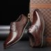 Euro Step New Creative Trendy Large Size Men's Business Formal Spring Leather Shoes_vogvips.com