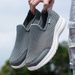 Summer Breathable Casual Sports Thin Lightweight Single Shoe, One Foot Stepping Shoes, Men's Mesh Shoes_vogvips.com