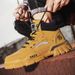 European Warm Series 2025 Autumn Winter New Martin Street Versatile High-top Men's Fashion Trend Yellow Boots Thick-soled Shoes_vogvips.com