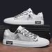 Men's Rhinestone Sneakers Trendy Skull Casual Fashion Sports Shoes for Students Niche Spirit Guy Social Board_vogvips.com