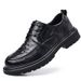 Correct Logo 1 Top Layer Cowhide Autumn New Business Casual High-end Genuine Leather Thick-soled Single Men's Shoes_vogvips.com