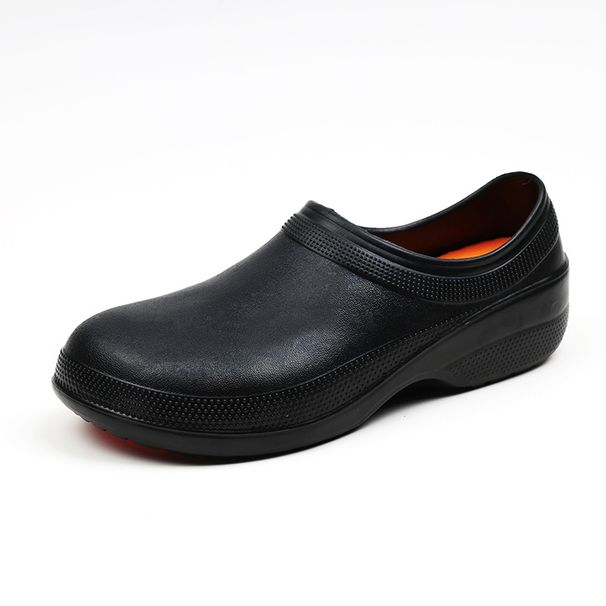 Men's Non-porous Clogs, Non-slip, Waterproof, Closed-back Sandals, Casual Versatile Shoes For Chefs, Hotel And_vogvips.com